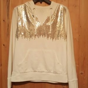 New York and Company sequin hoodie